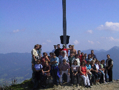 Unsere Gruppe auf dem Gipfel