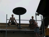 Johnni und Markus aufm Dach